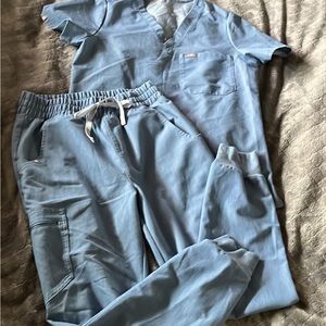 Figs HEATHERED INDIGO SET